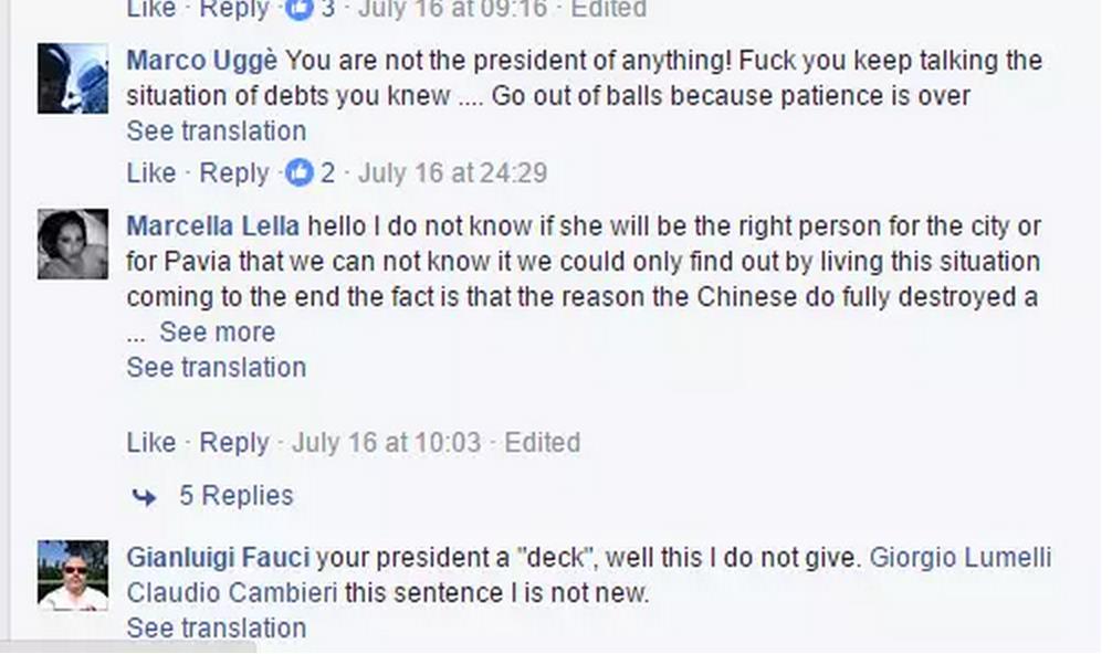 AC帕維亞被努切利這個(gè)傀儡接手后，不少球迷在社交媒體上大罵俱樂(lè)部管理層